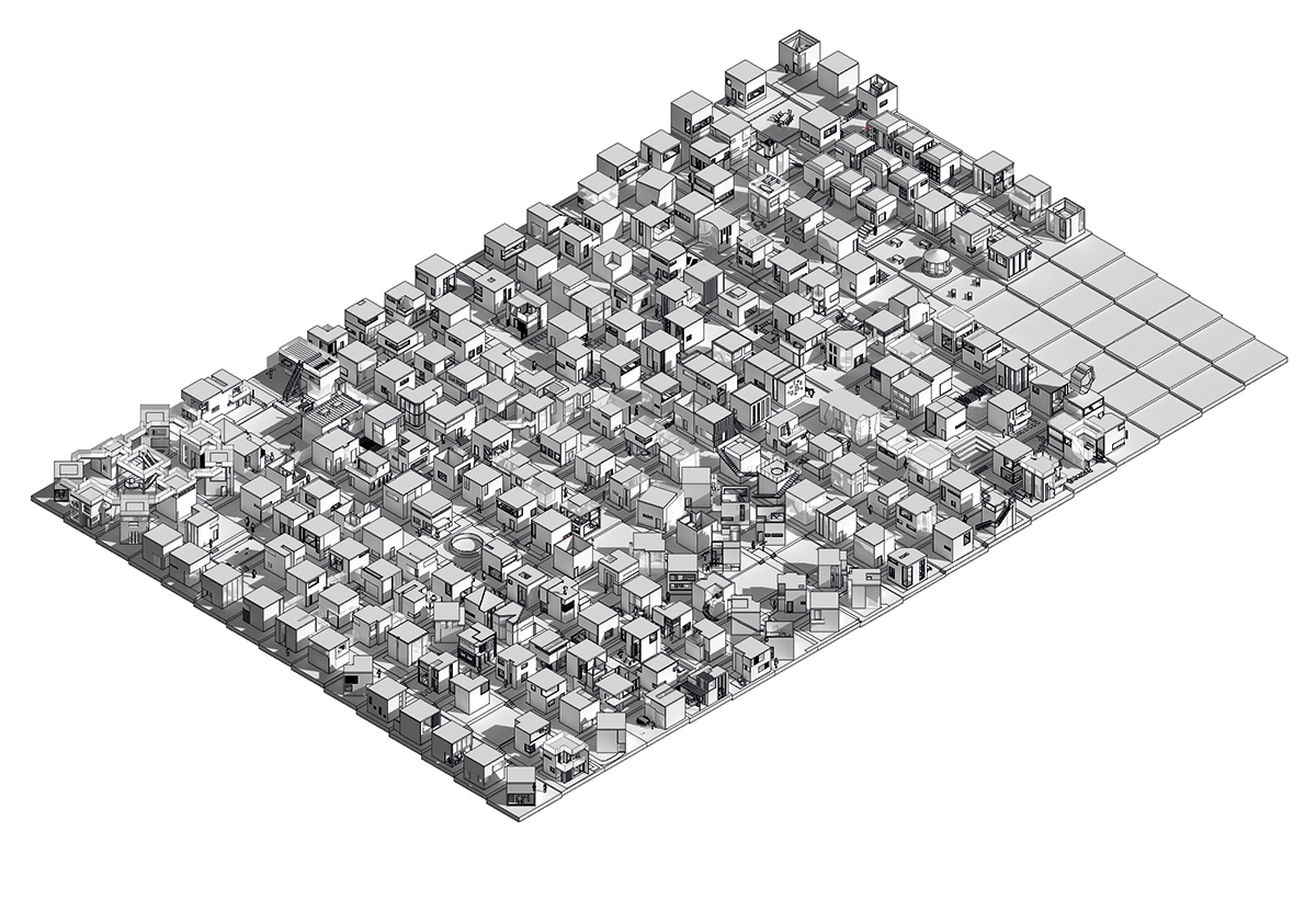 Das 3D-Modell von „Resilient City“